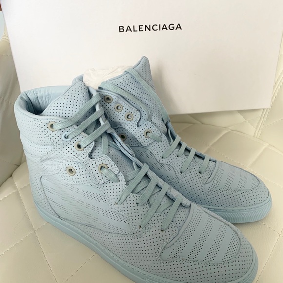Balenciaga Blue Arena Triple S Sneakers - Picture 7 of 7